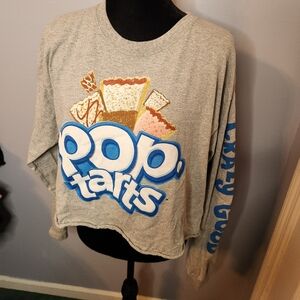 Kellogg's Size XL Juniors Long Sleeve Cropped Top Shirt